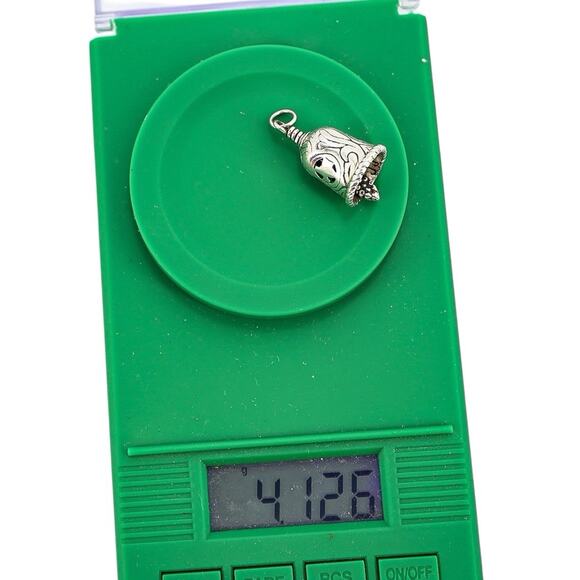 Sterling Bell Charm by Jewelry John The Bell Collection Texas Map Lone Star JJ - Picture 6 of 6